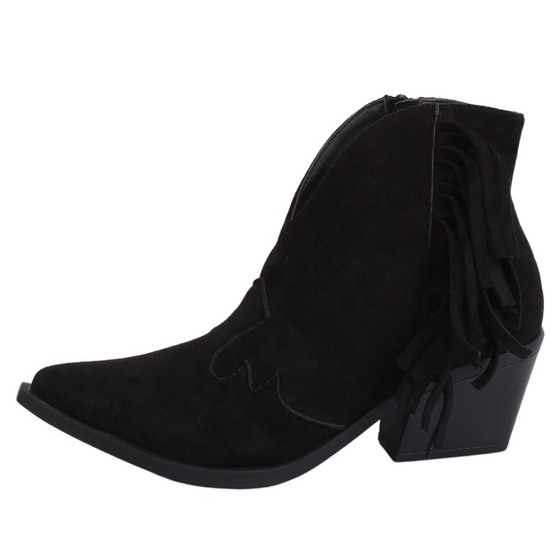 Bottes de cowboy noires pour femmes NC999 Noir le noir