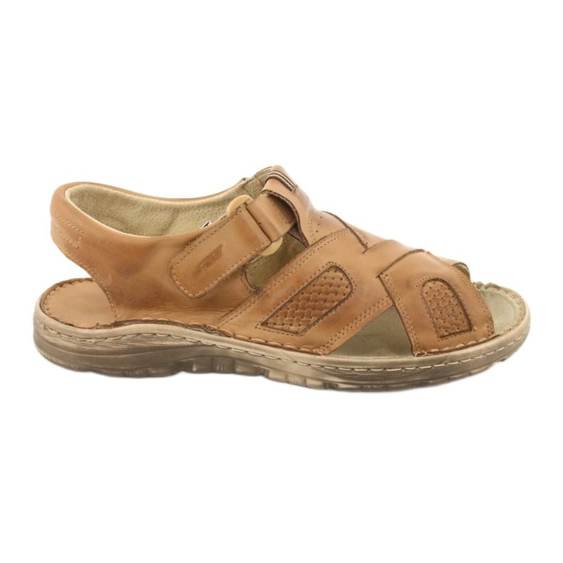 Naszbut Sandales en cuir confortables 036 / A beige