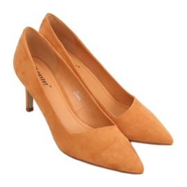 Escarpins asymétriques camel AF05P Camel brun