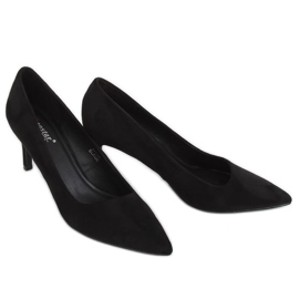 Noir AF05P Escarpins noirs asymétriques le noir