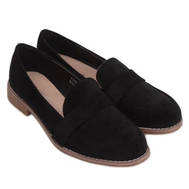 Mocassins femme noirs T366P Noir
