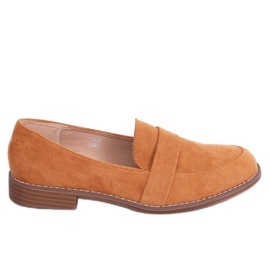 Mocassins femme camel T366P Camel brun