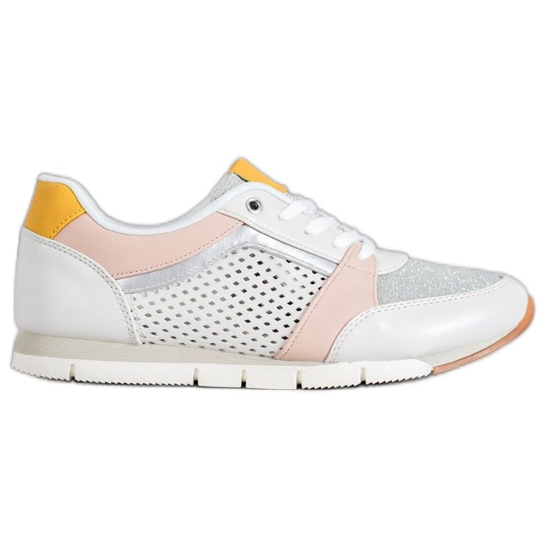 Kylie Chaussures de sport ajourées blanche