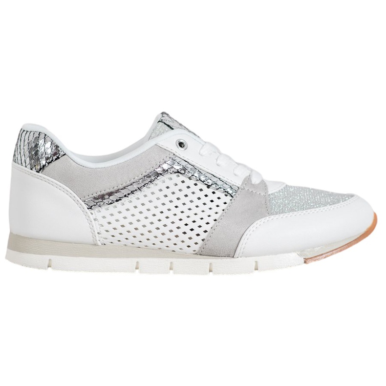 Kylie Chaussures de sport ajourées blanche