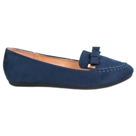SHELOVET Ballerine Avec Noeud bleu