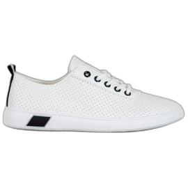 Bestelle Baskets en cuir écologique blanc