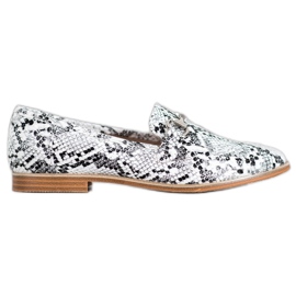 Seastar Mocassins élégants à imprimé serpent multicolore