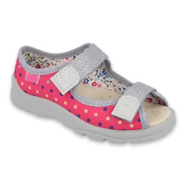 Chaussures enfant Befado 869X138 rose gris