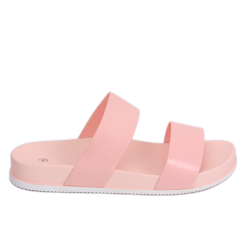 Rose CK66P Chaussons roses avec bandes en caoutchouc Rose CK66P Chaussons roses avec bandes en caoutchouc