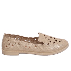 Ballerines ajourées dorées JX79P Or