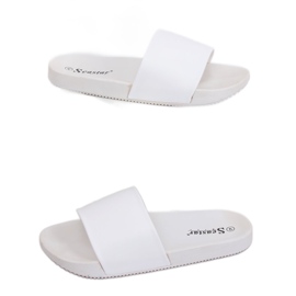 Chaussons blancs pour femmes blancs CK79P Blanc