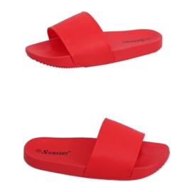Chaussons rouges femme CK79P Rouge Chaussons rouges femme CK79P Rouge