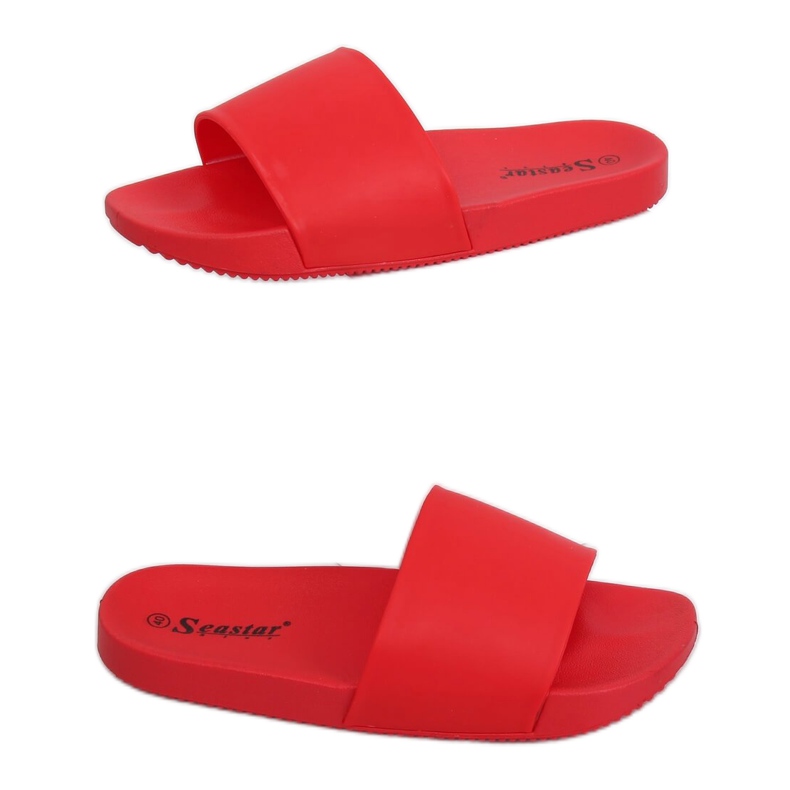 Chaussons rouges femme CK79P Rouge