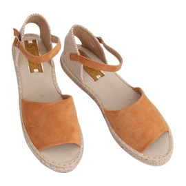 Espadrilles coupe camel BB28P Camel brun
