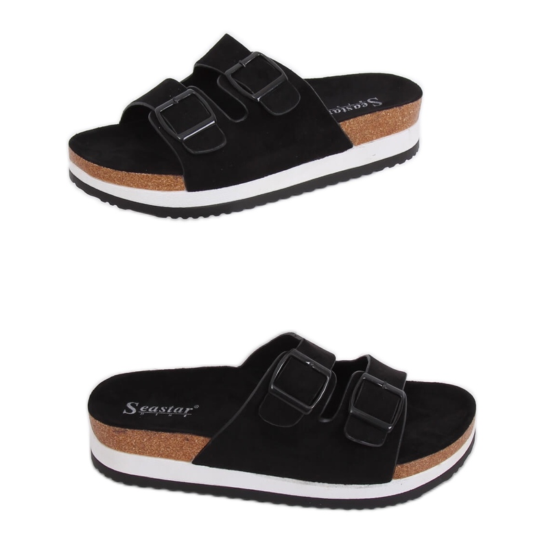 Chaussons scholki noirs SS115P Noir le noir Chaussons scholki noirs SS115P Noir le noir