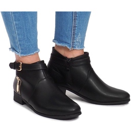 Bottes Avec Fermetures 288-89 Noir le noir