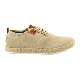 Espadrilles pour hommes Big Star FF174153 dentelle brun