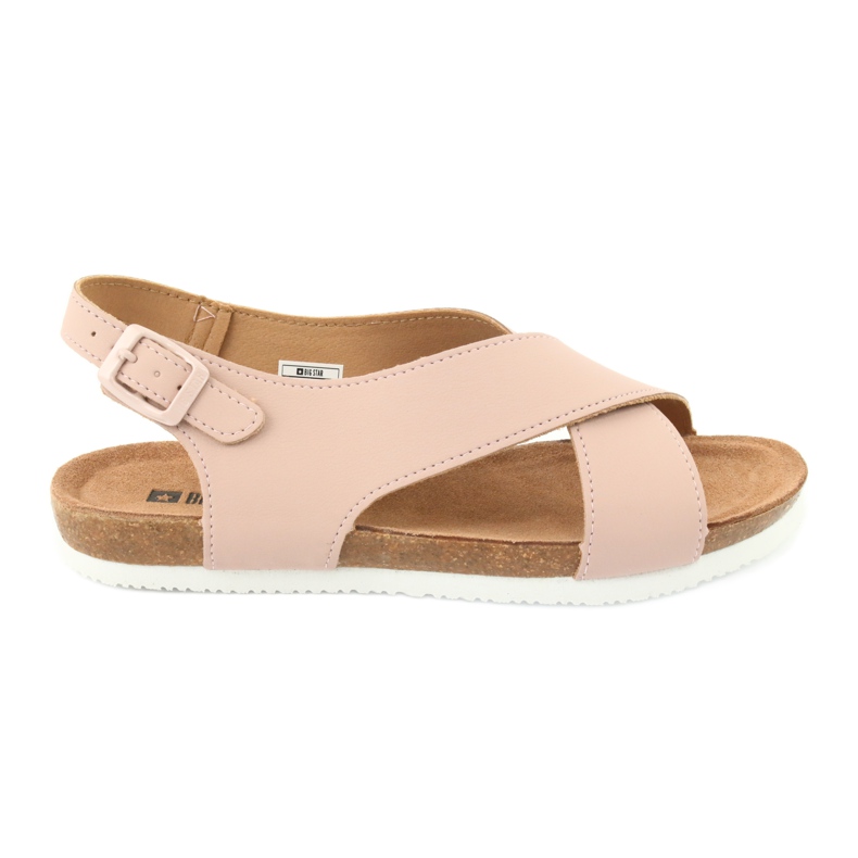 Sandales Big Star pour femmes FF274624 rose