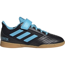 Chaussures de foot Adidas Predator 19.4 H&amp;L In Sala Jr G25831 gris noir