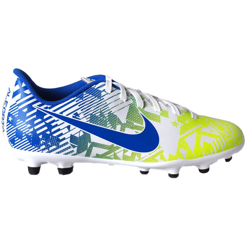 Nike Mercurial Vapor 13 Club Njr FG / MG Jr CV9351 104 chaussures de football gris multicolore