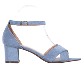 Seastar Sandales en daim élégantes bleu