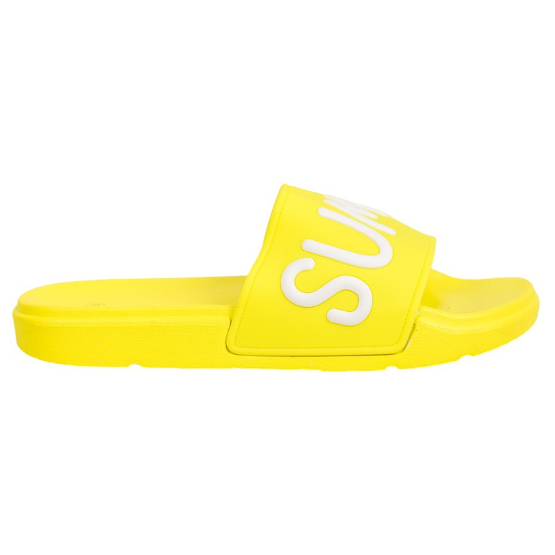 SHELOVET Pantoufles en caoutchouc jaune