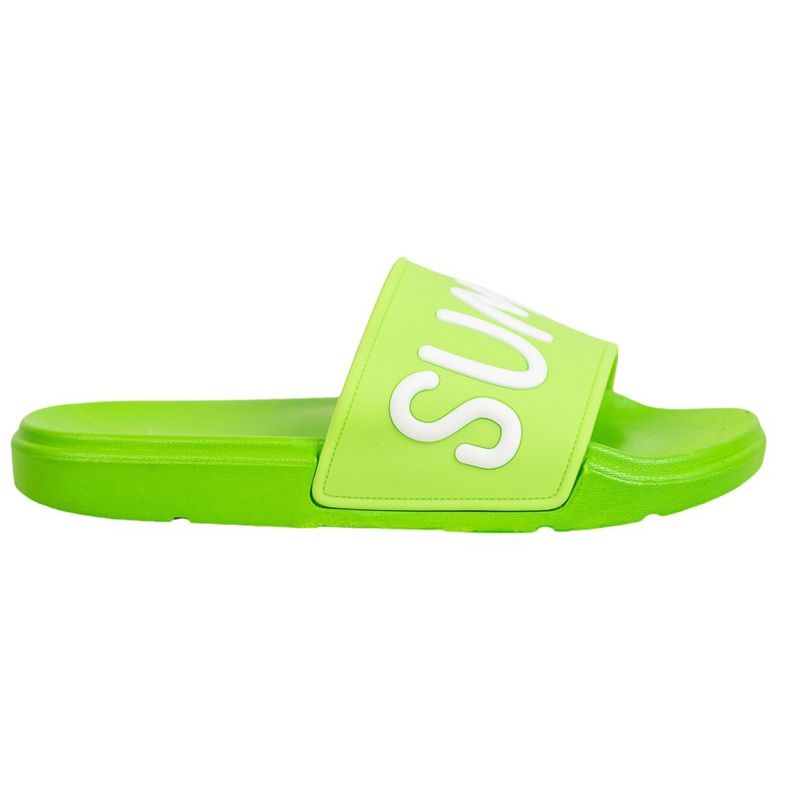 SHELOVET Pantoufles en caoutchouc vert
