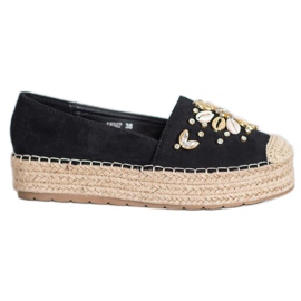 Seastar Espadrilles Avec Ornements le noir