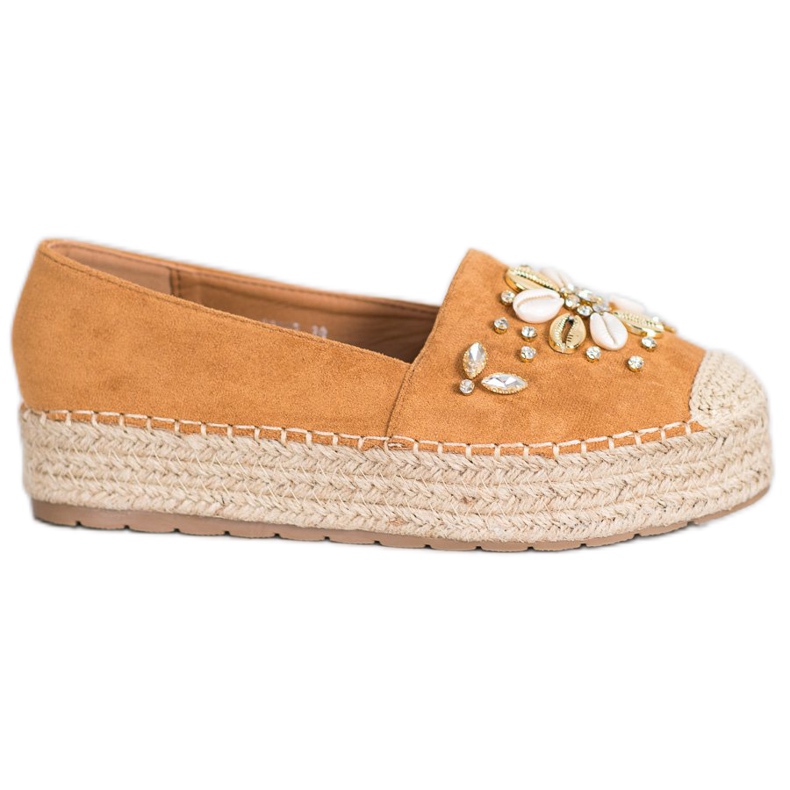 Seastar Espadrilles Avec Ornements brun