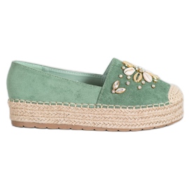 Seastar Espadrilles Avec Ornements vert