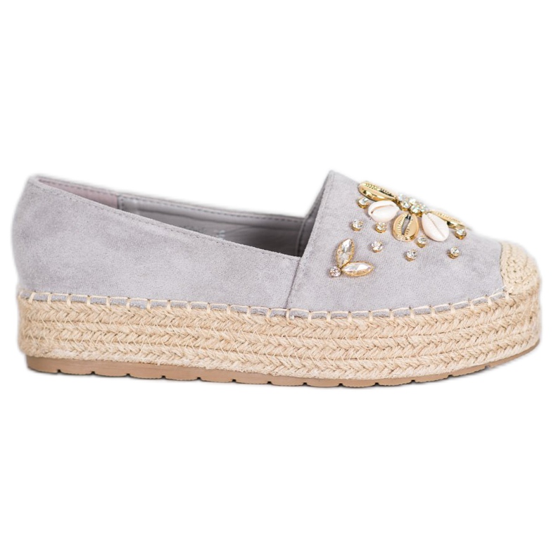Seastar Espadrilles Avec Ornements gris