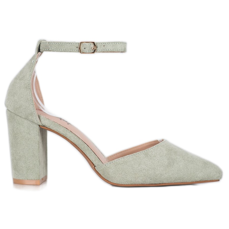 Seastar Escarpins en daim sur un pilier multicolore vert