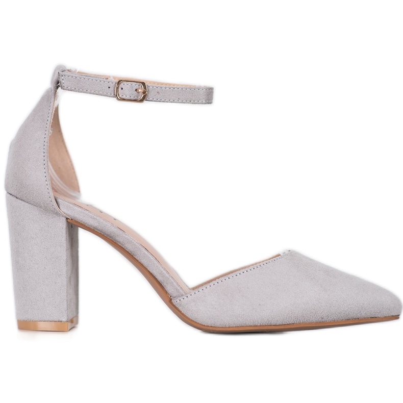 Seastar Escarpins en daim sur un pilier gris
