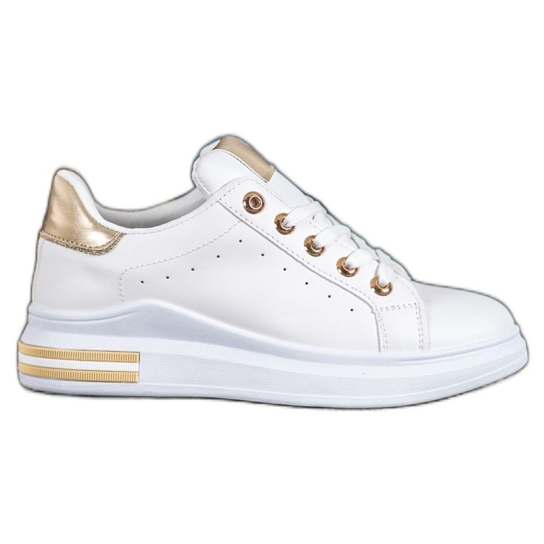 SHELOVET Chaussures de sport à la mode blanche