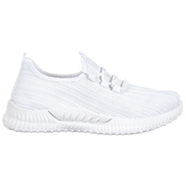 SHELOVET Chaussures de sport textiles blanc