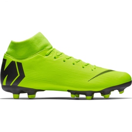 Chaussures de football Nike Mercurial Superfly 6 Academy FG / MG M AH7362 701 bleu marine vert