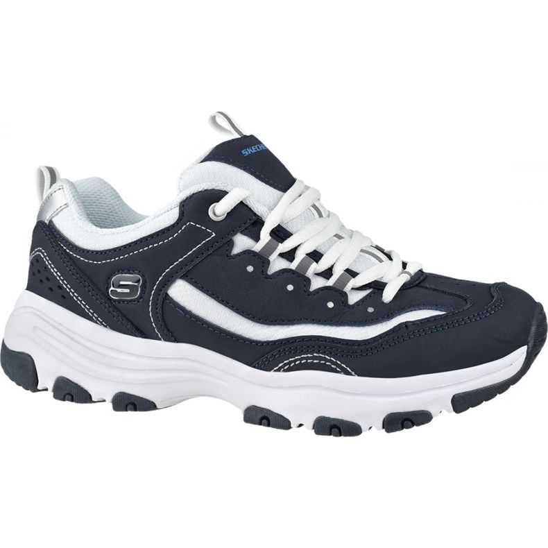 Skechers I-Conik W 88888250-NVBL blanche bleu marin Skechers I-Conik W 88888250-NVBL blanche bleu marin