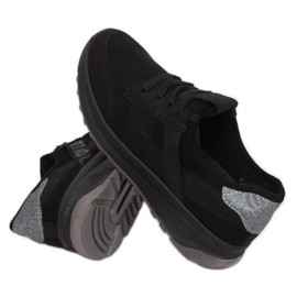 Chaussures de sport noires C8131 Negro