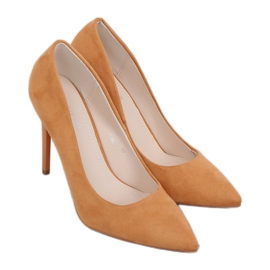 Escarpins sur un chameau NF-51P Camel brun multicolore