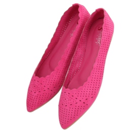 Ballerines ajourées fuchsia NK18P Fushia rose