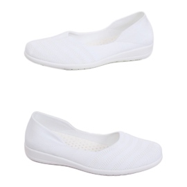 IC03 Ballerines en maille blanche