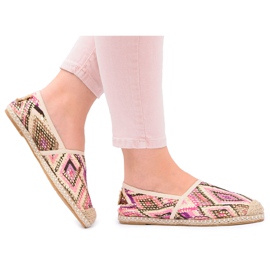 Lu Boo | Espadrilles Bimbi à enfiler en lin pour femmes multicolore Lu Boo | Espadrilles Bimbi à enfiler en lin pour femmes multicolore