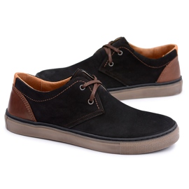 Neex | Chaussures Martino Sport Nubuck Noir pour Homme