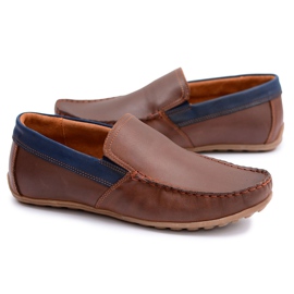 Neex | Mocassins à enfiler Pardon en cuir marron pour hommes brun Neex | Mocassins à enfiler Pardon en cuir marron pour hommes brun