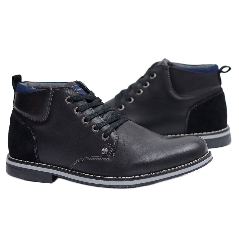 Mckeylor Bottes chaudes noires pour hommes Cruzo le noir Mckeylor Bottes chaudes noires pour hommes Cruzo le noir