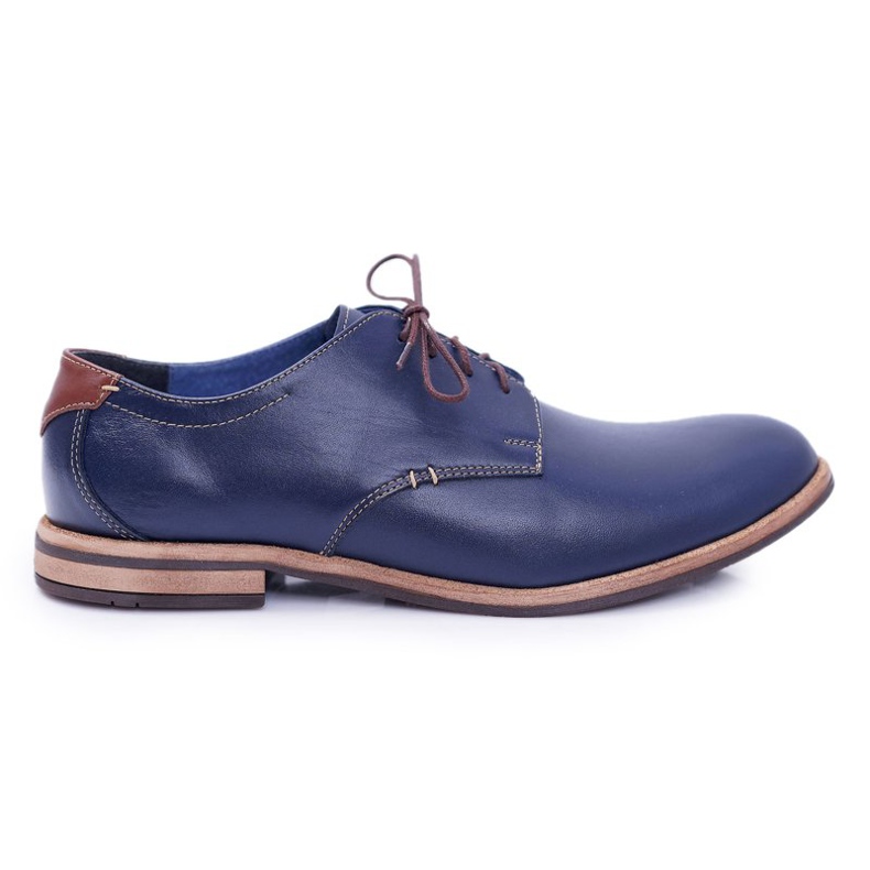 Bednarek Polish Shoes Chaussures élégantes bleu marine pour hommes de Feliciano Bednarek Polish Shoes Chaussures élégantes bleu marine pour hommes de Feliciano