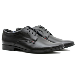Bednarek Polish Shoes Richelieu Homme Bednarek Elegant Cuir Noir Gaspare