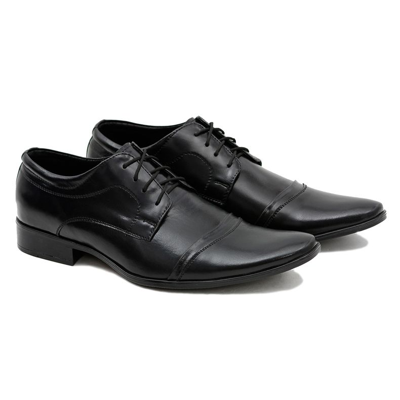 Mario Boschetti Chaussures habillées noires pour hommes Willy le noir