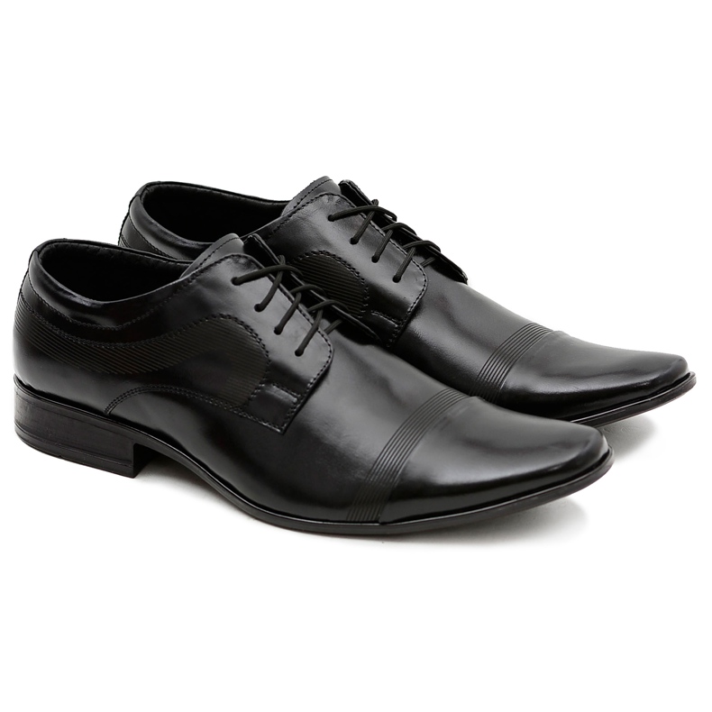 Mario Boschetti Chaussures habillées noires pour hommes Pablo le noir