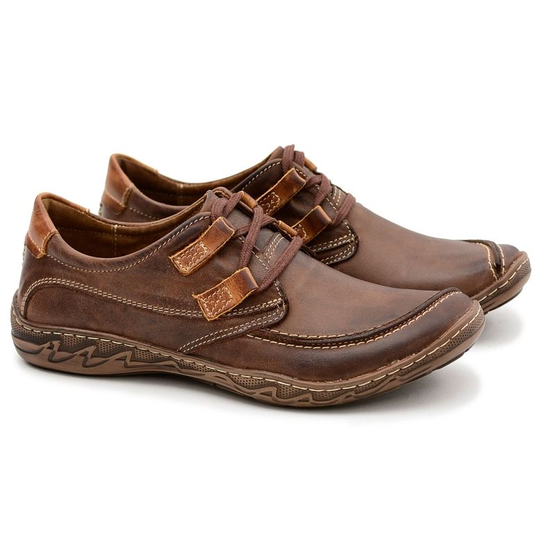 KOMODO Chaussures Marron pour Homme en Cuir Elton brun KOMODO Chaussures Marron pour Homme en Cuir Elton brun